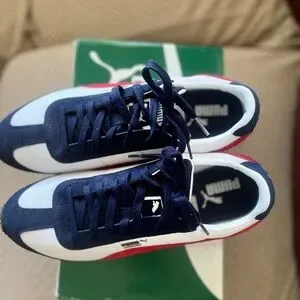 Puma | Shoes | Puma Speeder Mesh White Ribbon Red Peacoat  display picture 1